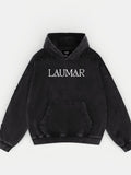 Distressed Cut-Out Hoodie