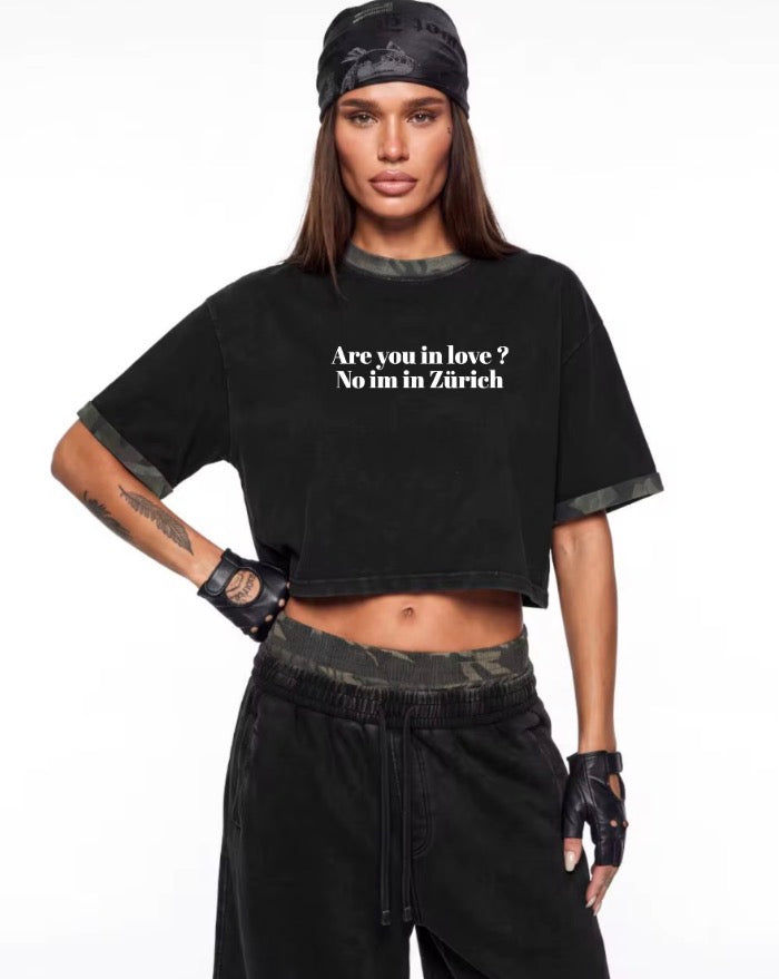In Zürich Crop Tee's